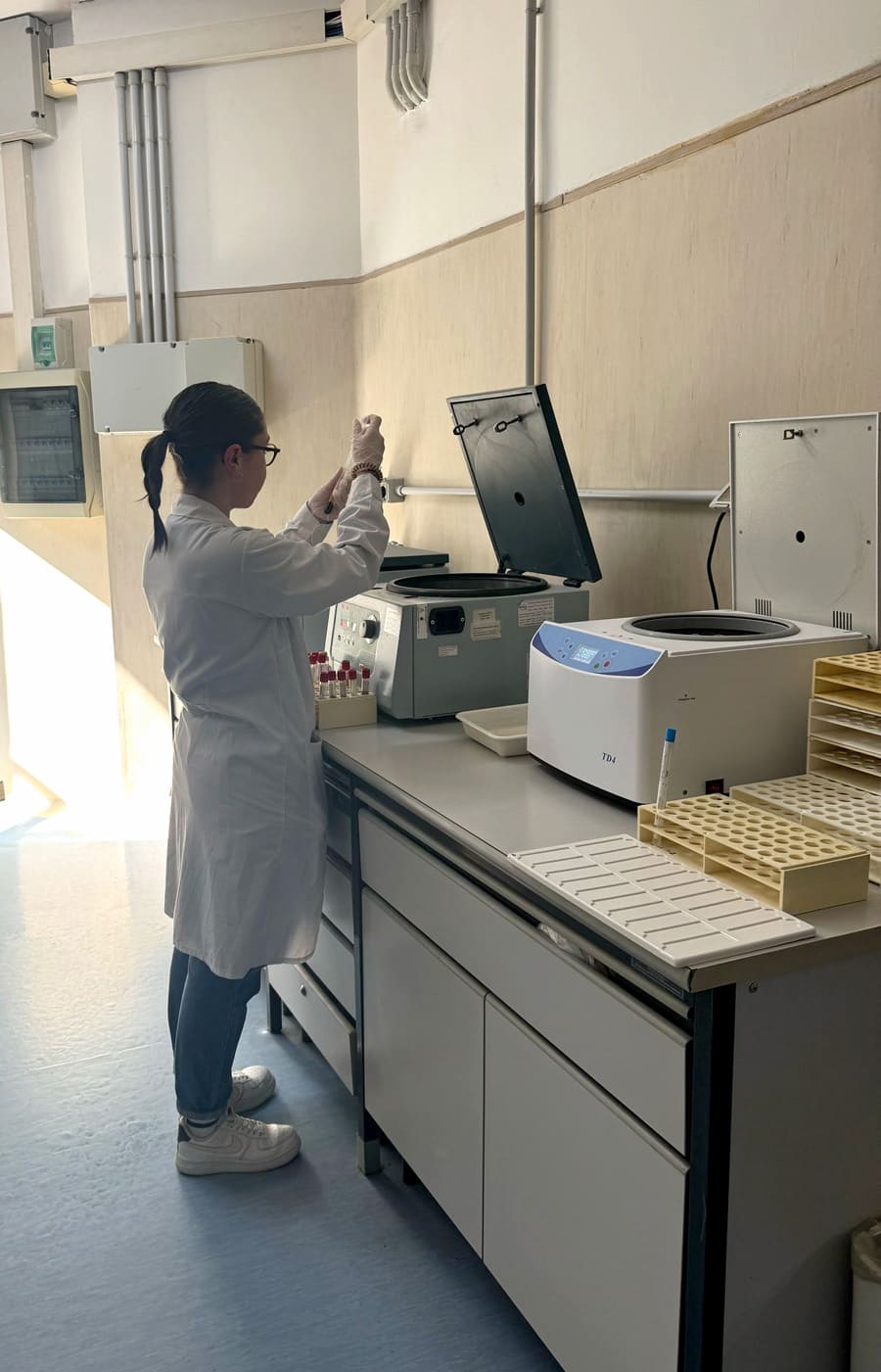 Laboratorio primo piano