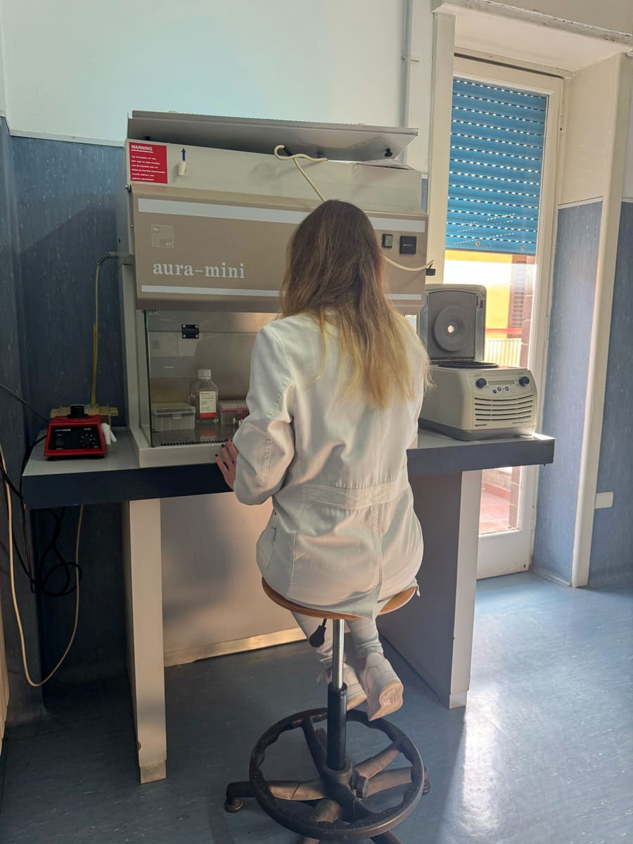 Laboratorio primo piano